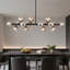 16 - Light 39.4" Dimmable Bubble Glass Sputnik Modern Linear Chandelier-1943501921-1943501922