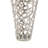 Bodo Gold Aluminum Metal Coral Cutout Coral Decorative Vase, 10" x 10" x 40"-695286579-678916530