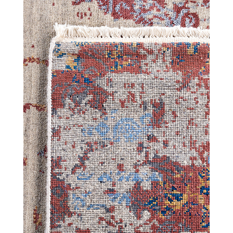 Overdyed One-of-a-Kind 9' 3" X 12' 2" Hand Knotted Area Rug