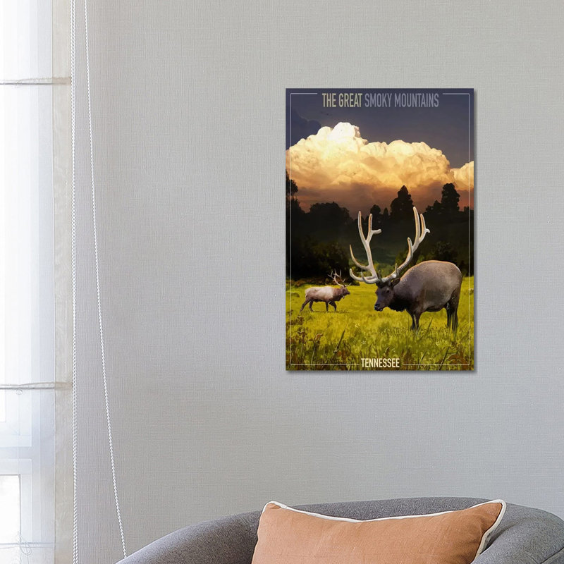 Smokey Mountains I - Wrapped Canvas Print, 66.04 cm H x 45.72 cm W x 3.175 cm D