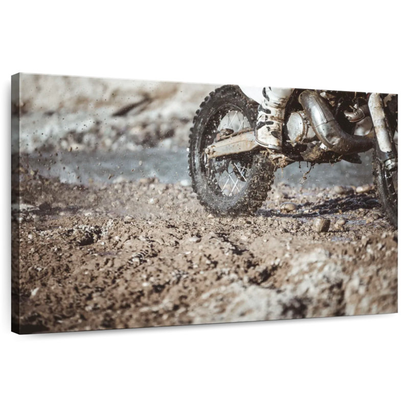 Sireci Muddy Motorcycle, 34" H x 51" W