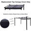 Abri de protection pour pergola 13 x 10 pi - Gris protégé, imperméable à l'eau pour l'extérieur, bloquant facilement