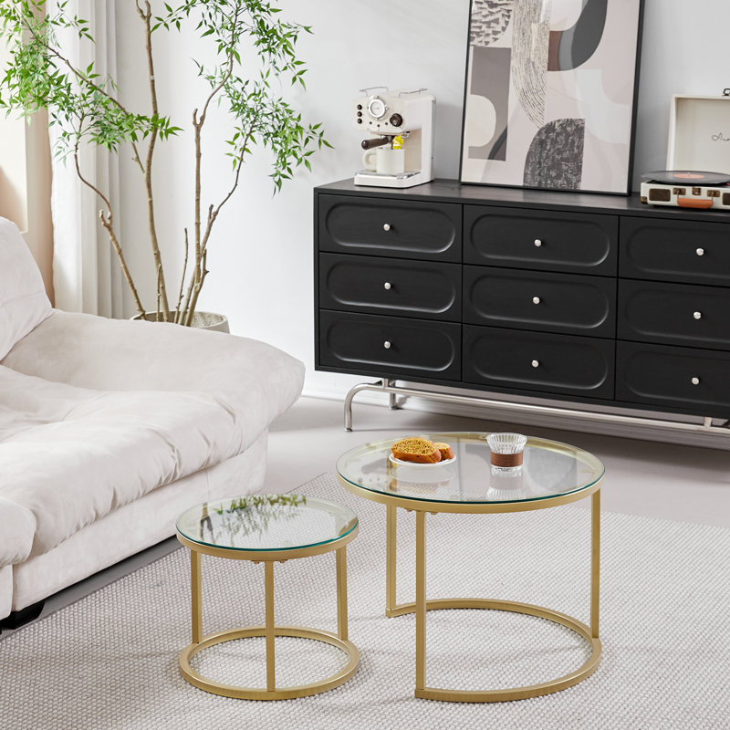 Agatho Coffee Table, 44.5cm H x 60cm L x 60cm W