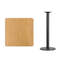 Plateau de table stratifié carré Jack avec base à hauteur de table-1984142531-1984142538