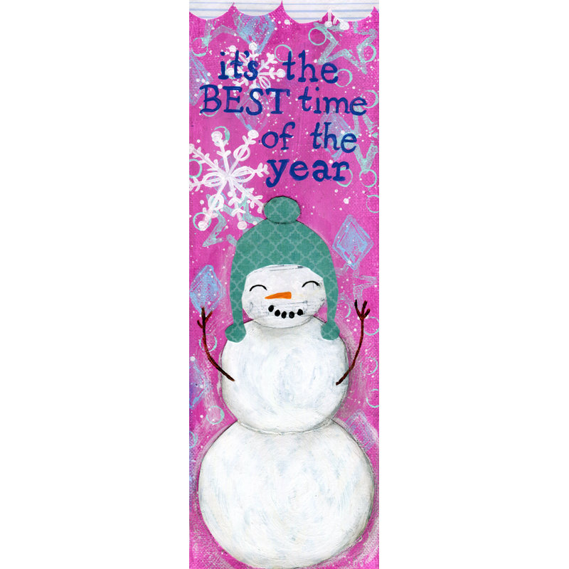 Best Time of Year 1 Piece Wrapped Canvas Wall Art, 114cm H x 38cm W x 3.81cm D