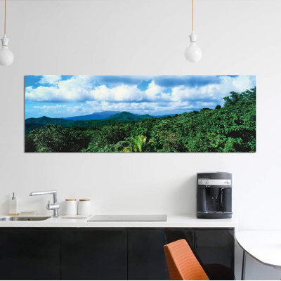 " Clouds Over Mountain Range, Dominica, Caribbean " by Panoramic Images