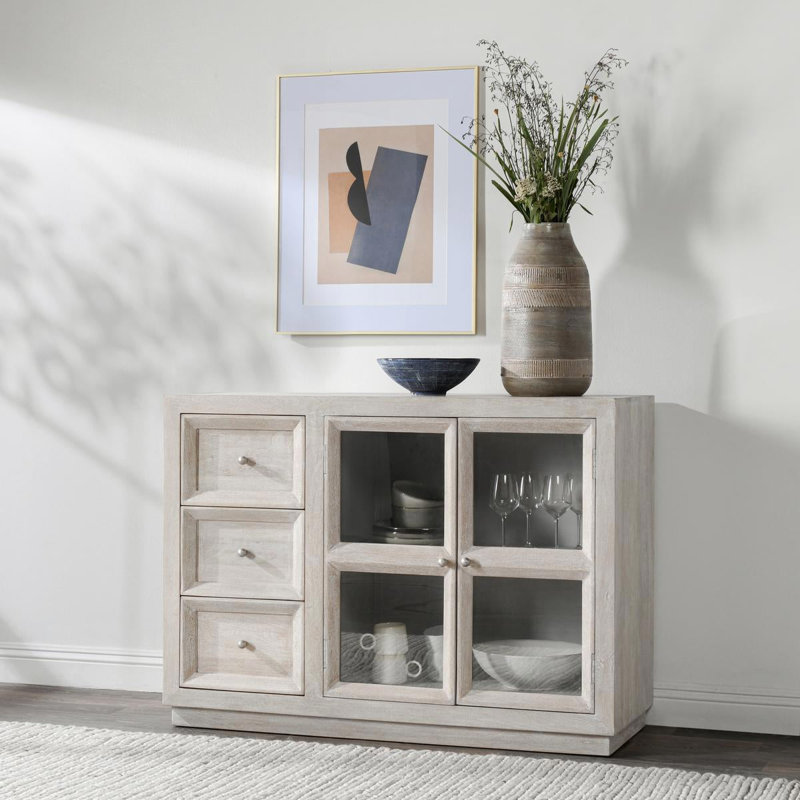 Isha Solid Wood Cabinet
