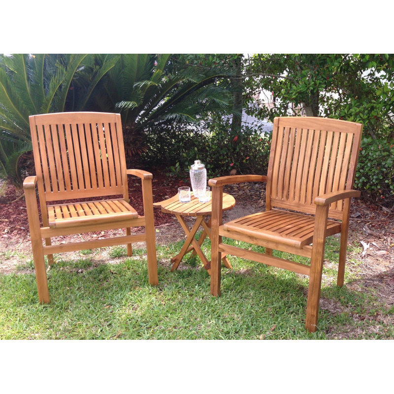 Greg Outdoor Teak Dining Armchair