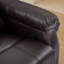 Canapé-lit inclinable manuel 65,7 po avec console de rangement et porte-gobelets-454628410