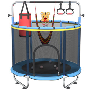 All-in-one Adventure Adjustable Trampoline For Kids