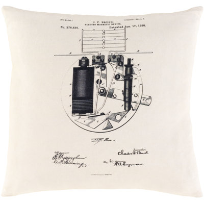  Cotton 18" Throw Pillow Cover