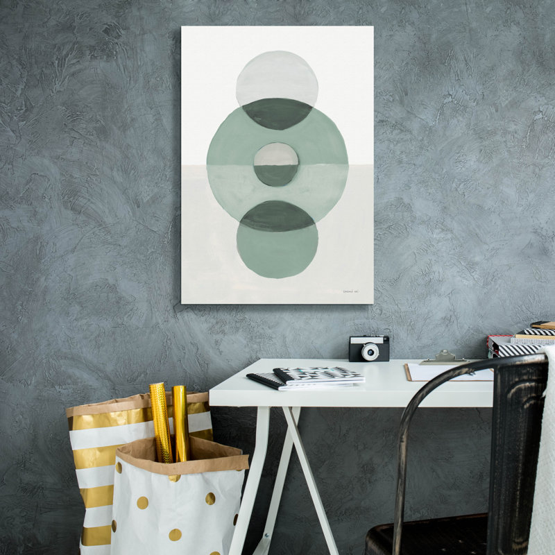 «In Entre 2 Eucalyptus» par Danhui Nai, art mural sur toile, H 26 po x l 18 po