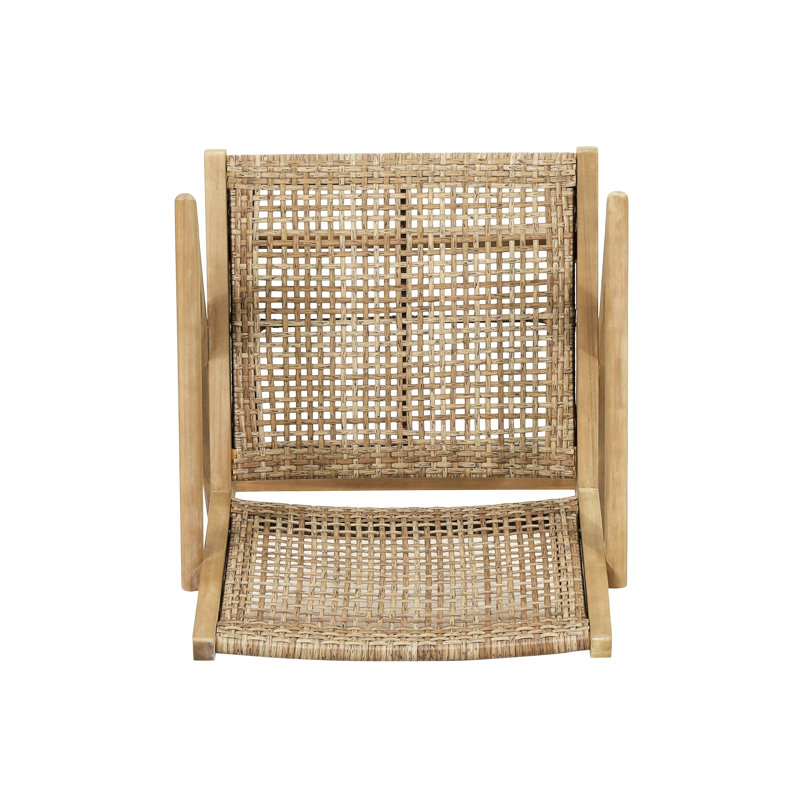 Brown Outdoor Chairs - & Wood 2 Transitional ( Of 2)