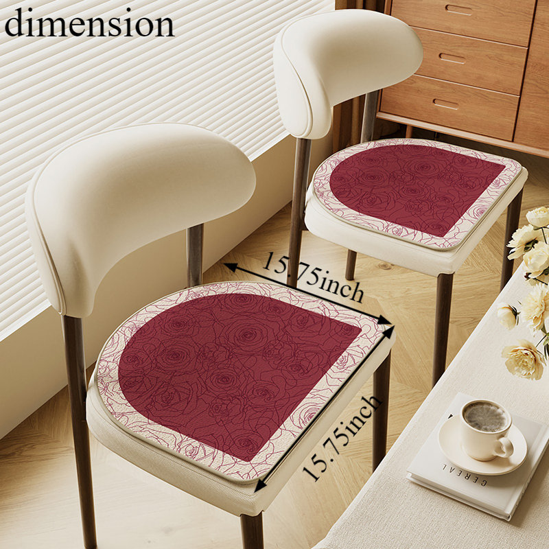 Coussin de chaise Red Barrel Studio®, L 15,74 po x P 15,74 po