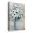 White Anemone Bouquet - Wrapped Canvas Painting