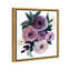 Floraux floraux et botaniques mauves - Reproduction d'art sur toile-194065664-194065667