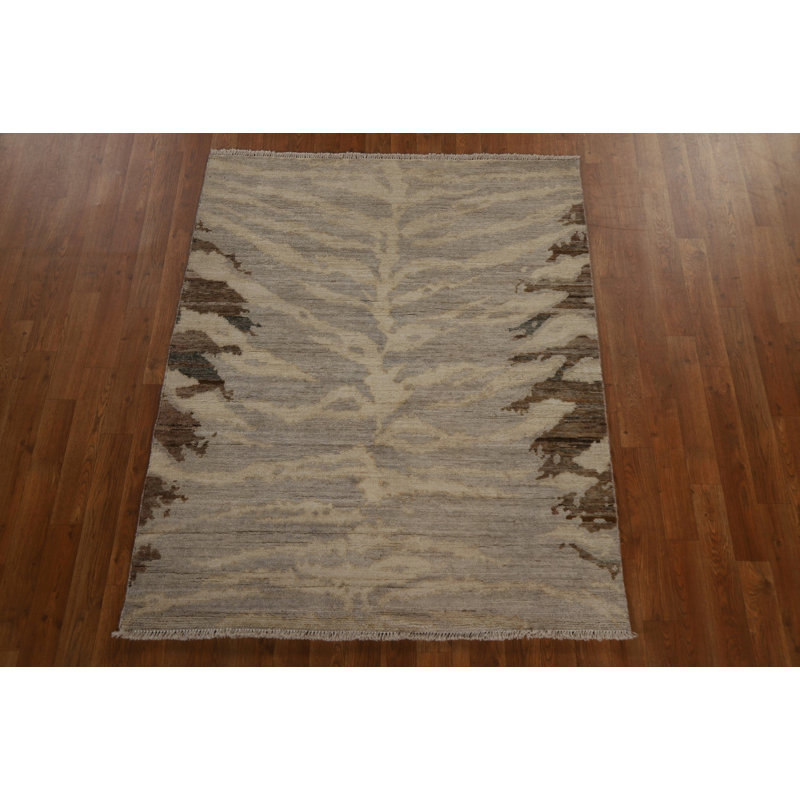Tapis oriental art déco noué à la main