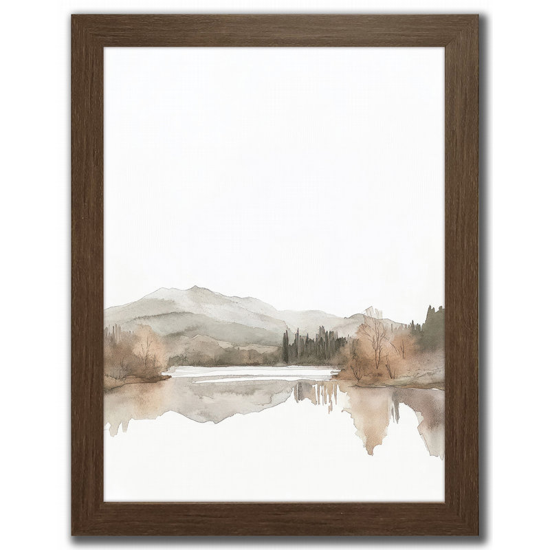 «Softly Flowing II», art mural encadré