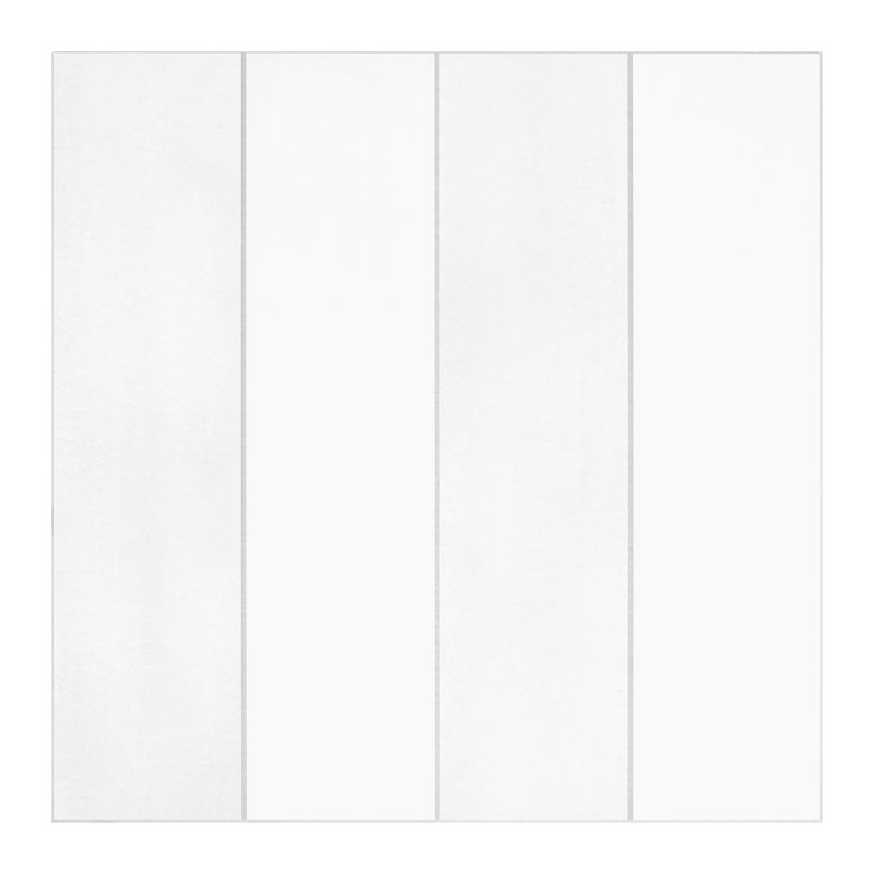 Carreau de mosaïque composite auto-adhésif en pierre l 9,05 po x L 9,05 po, Blanc mélangé