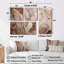Plumes glamour dorées de Boho Fantasy V - art mural moderne sur toile doré 4 pièces-1821646266-1821646269