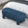 Cineus Oval Fabric Upholstered Storage Ottoman