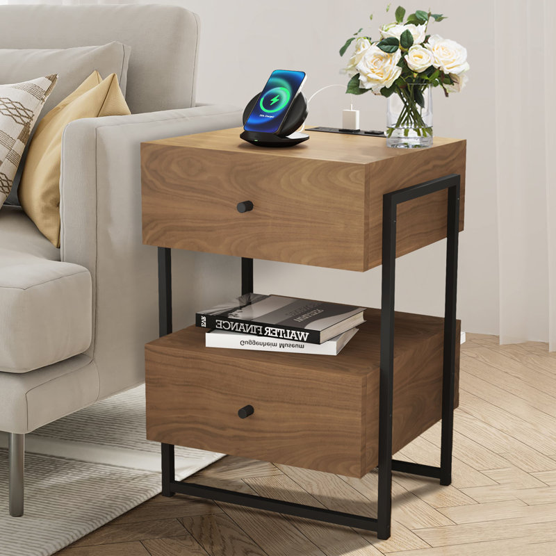Bernan 14.56'' W Nightstand