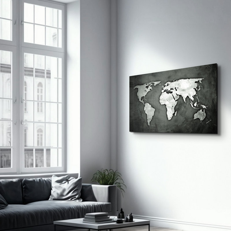 Elegant Tempered Glass Painting, 27.6 x 43.3 Inches | 100% Tempered Glass, Thickness: 0.16 Inches | UV Printed Artwork, Perfect for Home Decor & Modern Interiors, Stunning Visuals for Any Room