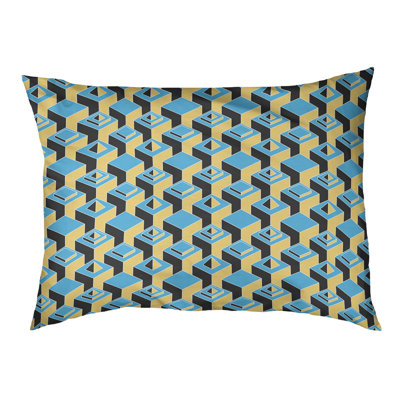 Coussin pour chien en extérieur à motif skyscrapers Chen