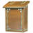 Pasadena Brass Wall Mounted Mailbox-563500835-563500857