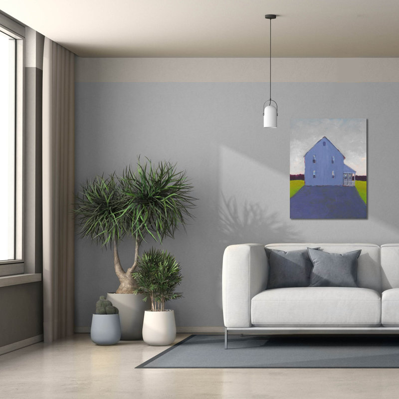  «Bucolique Structure 9» par Carol Young, art mural sur toile, 26 po x 34 po