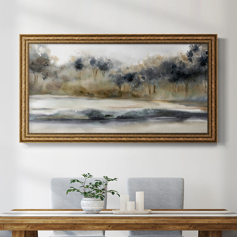 Silent River - Reproduction de photo sur toile simple, H 25 po x l 45 po x P 1 po