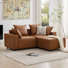 Canapé modulaire avec rembourrage moderne 78 po Makassar