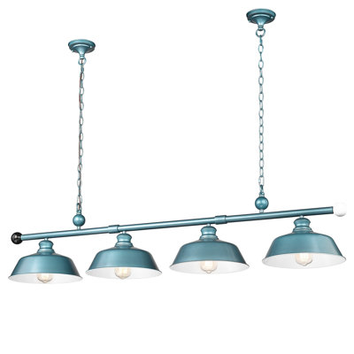 Luminaire suspendu pour îlot de cuisine 4 lumières Caracas