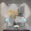 «Adjacent Shapes I», reproduction sur toile-1105347817-1103927948