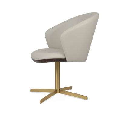 Chaise avec accoudoirs pivotante 4 étoiles Athena