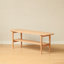 Table basse à plateau en bois massif