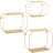 Adoraim 3 Piece Metal Floating Shelf