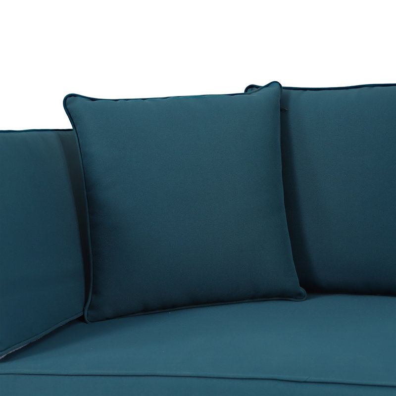 Outdoor Patio Daybed, Navy, Teak