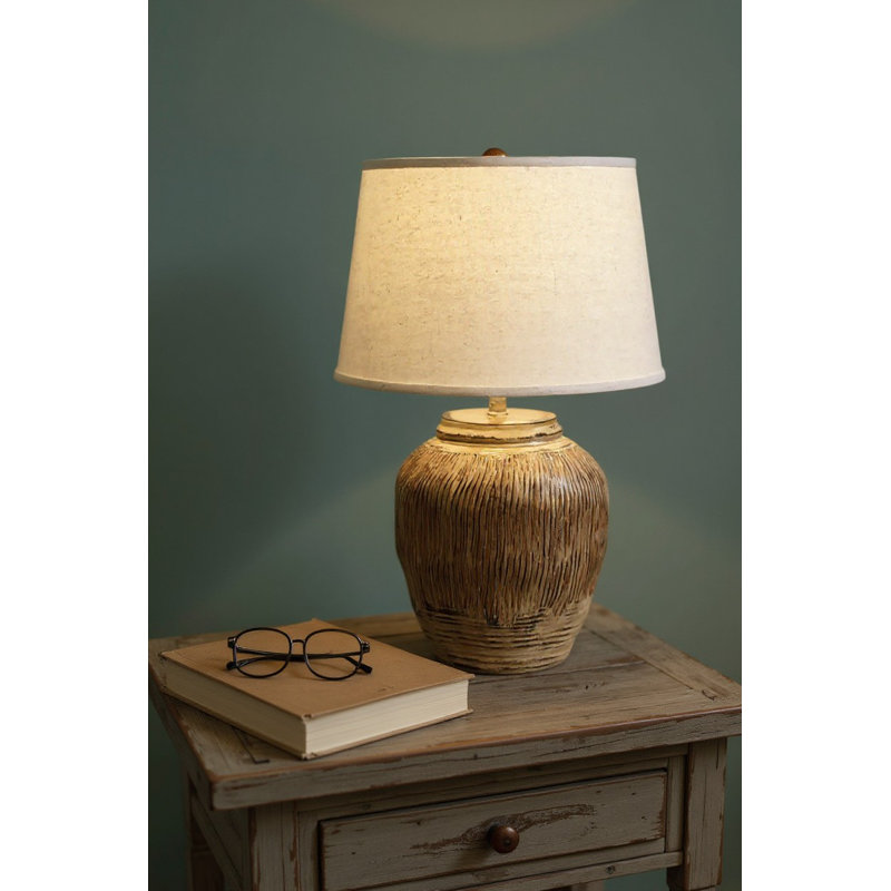 Lampe de table Rustic, Bronze/brun