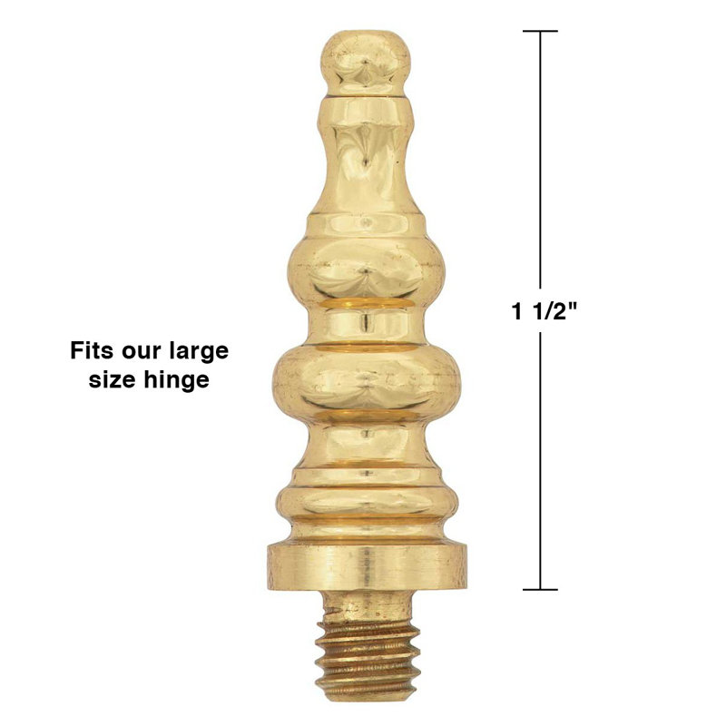 Large Steeple Hinge Finial