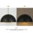 Hylia 1-Light Large 17.7" Dimmable Single Black Dome Kitchen Island Pendant-491519391