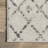 Giannini Geometric Moroccan Area Rug in Gray/ Off White-267648485