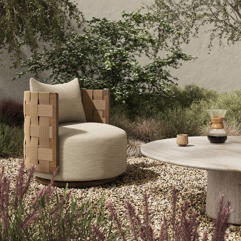 Chaise d'extérieur Burch - Casa crème