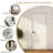 30x80 in. 1 Panel Shaker Style White Primed Hollow Core Composite Interior Molded Door Slab-121872294