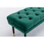Repose-pieds capitonné en velours avec repose-pieds-347632136