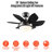 Westinghouse Quince 24 in. Gun Metal Black LED Indoor Ceiling Fan-1482270513-1610542210