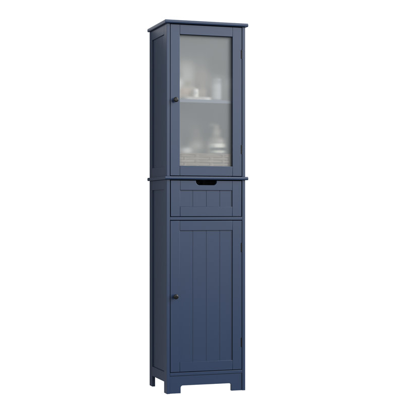 Olvera Linen Cabinet, Blue