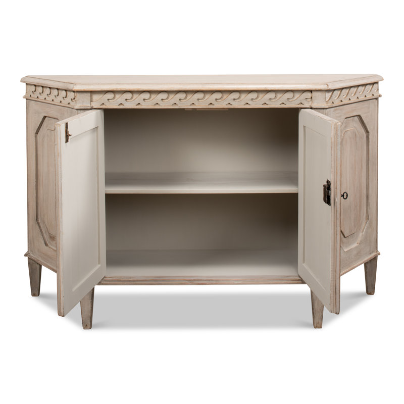 Wrenn 58'' Solid Wood Sideboard, Stone Gray