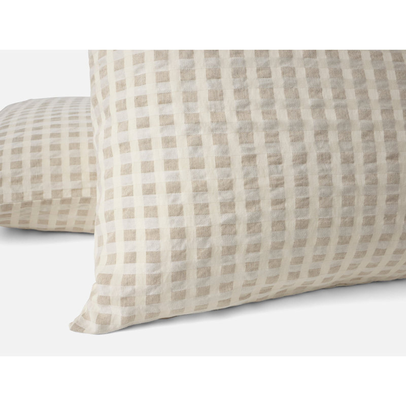 Couvre-oreiller en bouleau biologique, Taie décorative Euro