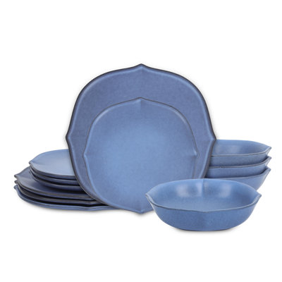 Stone Lain Baskerville 12-Piece Dinnerware Set Stoneware